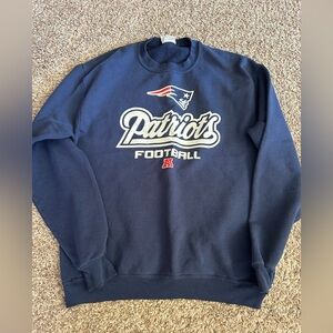 Vintage New England Patriots Crewneck Sweatshirt- Medium